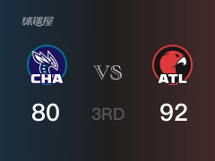 老鹰三节领先黄蜂，博格丹得到19分，B-米勒得到22分