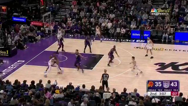 【2024年04月13日】NBA常规赛：太阳vs国王第2节中文解说录像回放