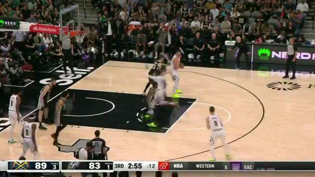 【2024年04月13日】掘金vs马刺第3节英文原声录像回放