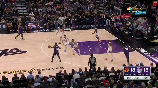 【2024年04月13日】NBA常规赛：太阳vs国王第1节中文解说录像回放