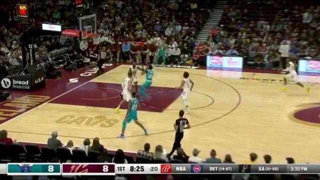 【2024年04月15日 黄蜂vs骑士集锦】艾伦手滑失误送大礼 特雷曼笑纳抢断连线助攻索尔