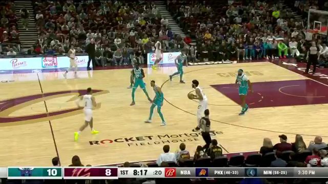 【2024年04月15日 黄蜂vs骑士集锦】防守直接漏了个干干净净 艾伦篮下轻松弹起完成砸扣