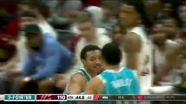 【2024年04月15日 黄蜂vs骑士集锦】外线手感滚烫！史密斯弹无虚发疯狂狙击