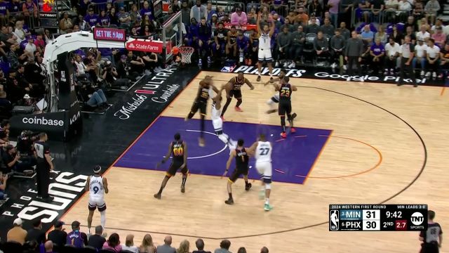 【2024年04月29日 森林狼vs太阳集锦】抓住机会推反击！布克眼疾手快抢断加速滑翔暴扣一条龙