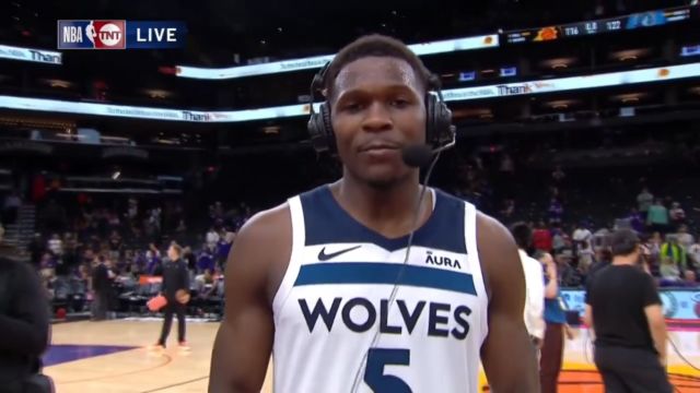 【2024年04月29日 森林狼vs太阳集锦】爱德华兹：很兴奋夏天能跟杜兰特一起打球 告诉他是我送他回家的