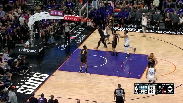 【2024年04月29日 森林狼vs太阳集锦】难度系数五颗星！布克看表掐秒极限后仰压哨中投技惊全场