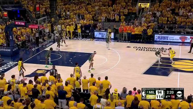 【2024年05月03日】NBA东部首轮G6：雄鹿vs步行者第4节中文解说录像回放