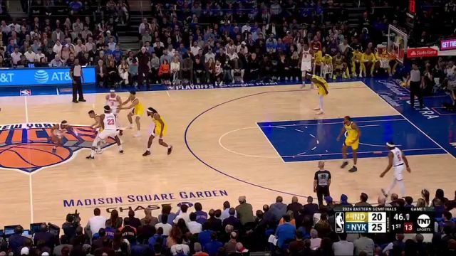 【2024年05月07日】NBA东部半决赛G1：步行者vs尼克斯第1节中文解说录像回放