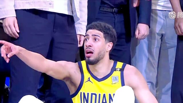 【2024年05月07日 步行者vs尼克斯集锦】囧😳砸人弹自己身上出界 布伦森本想造出界但玩砸了