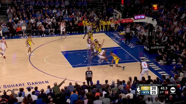 【2024年05月07日 步行者vs尼克斯集锦】势不可挡！以赛亚杰克逊滑翔起飞贡献炸扣表演