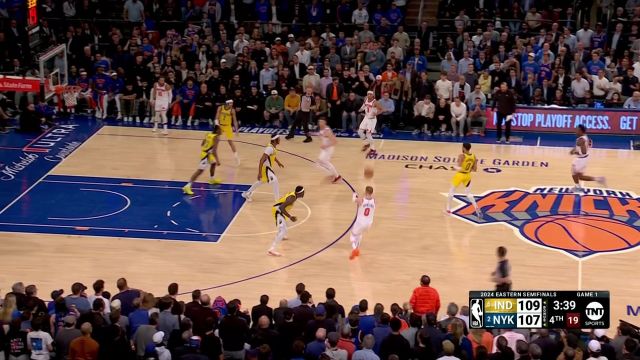 【2024年05月07日 步行者vs尼克斯集锦】不出意外的话出意外了！哈利伯顿节末三次关键失误葬送比赛