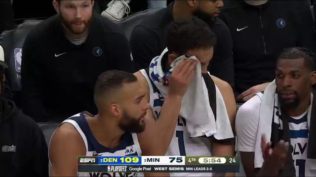 【2024年05月11日】NBA西部半决赛G3：掘金vs森林狼第4节英文原声录像回放