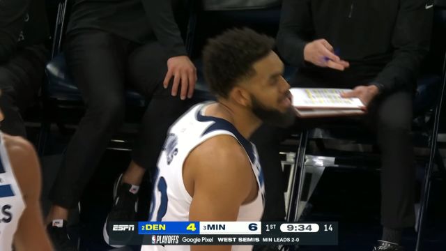 【2024年05月11日 掘金vs森林狼集锦】孙世睿评价约基奇单打唐斯：咧嘴微微一笑 深获裁判信任