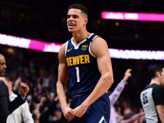 小波特今天手感火热，10投6中得到21分4篮板1助攻1抢断