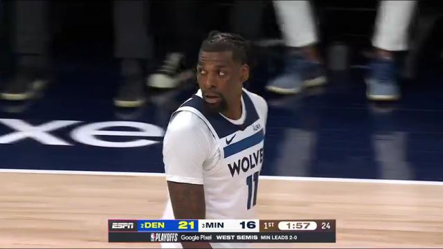 【2024年05月11日】NBA西部半决赛G3：掘金vs森林狼第1节英文原声录像回放