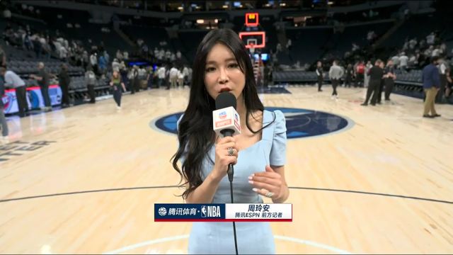 【2024年05月11日 掘金vs森林狼集锦】周玲安赛后采访穆雷：我们今天抓住了机会打开进攻 后面的比赛我们要继续努力