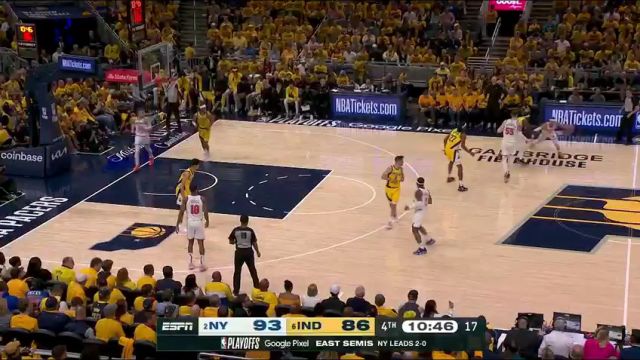 【2024年05月11日】NBA季后赛：尼克斯vs步行者第4节中文解说录像回放