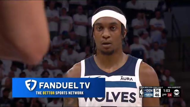 【2024年05月13日】NBA西部半决赛G4：掘金vs森林狼第2节英文原声录像回放