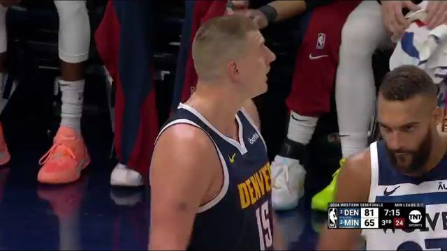 【2024年05月13日】NBA西部半决赛G4：掘金vs森林狼第3节英文原声录像回放