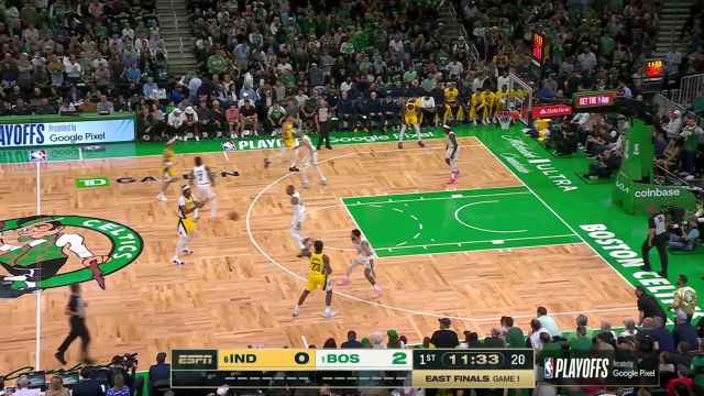 【2024年05月22日 步行者vs凯尔特人集锦】篮下有我不用愁！霍福德镇守篮下送西亚卡姆无情遮天大帽