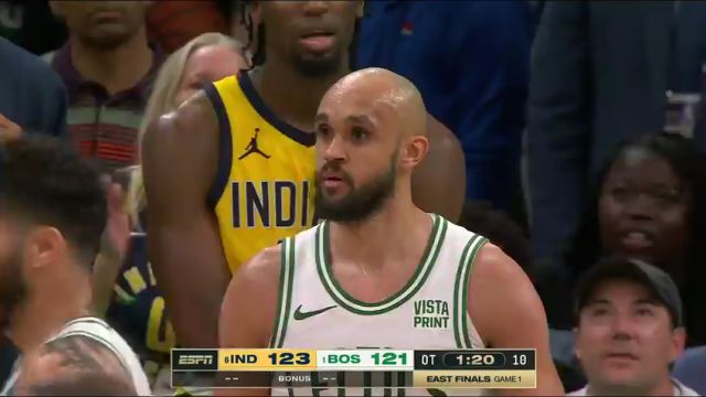 【2024年05月22日】NBA东部决赛G1：步行者vs凯尔特人英文原声录像回放加时赛一