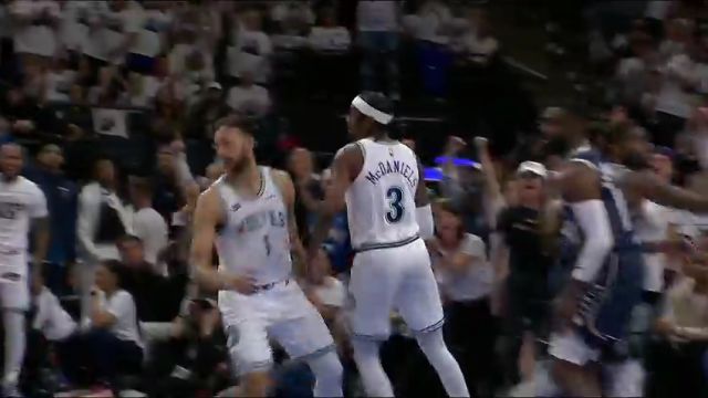 【2024年05月23日】NBA西部决赛G1：独行侠vs森林狼第3节英文原声录像回放