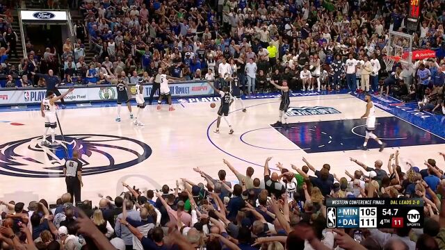 【2024年05月27日 森林狼vs独行侠集锦】欧神仙后撤步跳投杀死比赛！