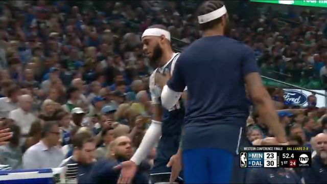 【2024年05月27日】NBA季后赛：森林狼vs独行侠第1节英文原声录像回放