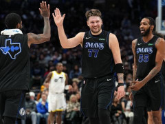 东契奇单次季后赛至少得到600分150篮板150助攻，成为历史第四位