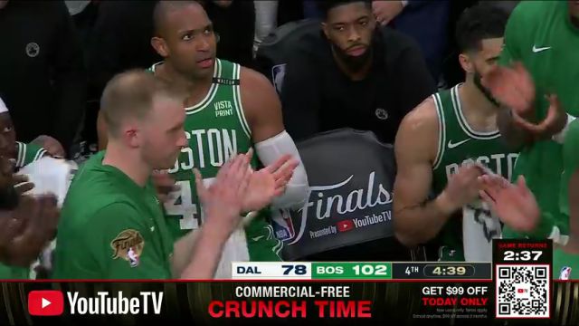 【2024年06月18日】NBA总决赛G5：独行侠vs凯尔特人第4节英文原声录像回放