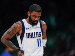 欧文总决赛客场效率不高，场均得到14.3分2.6篮板5.6助攻