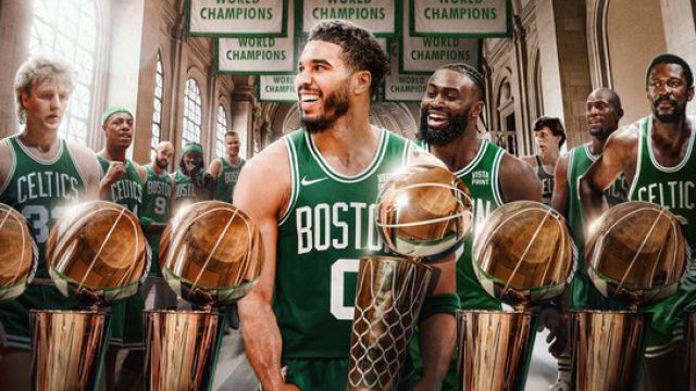 【2024年06月18日 独行侠vs凯尔特人集锦】无缘FMVP！塔图姆30+准三双刷6大纪录：超科比比肩伯德，三项数据队内最高