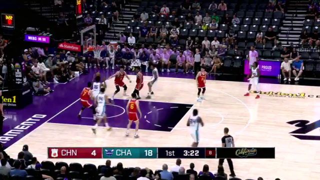 【2024年07月08日 中国vs黄蜂集锦】人狠话不多！小尼克·史密斯击地妙传班克斯三世空切暴扣