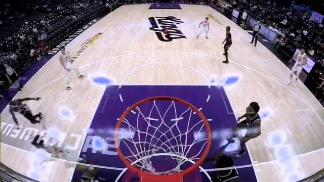 【2024年07月10日 马刺vs中国集锦】遮天蔽日！焦泊乔顺下接球欲扣篮 惨遭门萨钉板大帽拒绝