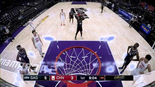 【2024年07月10日】马刺vs中国男篮第1节中文解说录像回放