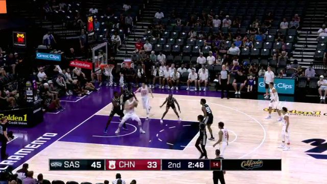 【2024年07月10日 马刺vs中国集锦】气势如虹！中国队内外开花掀起冲击波 连下7分成功打停马刺