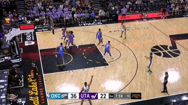 【2024年07月10日 雷霆vs爵士集锦】一个字就是干 森萨博生突篮下上篮2+1