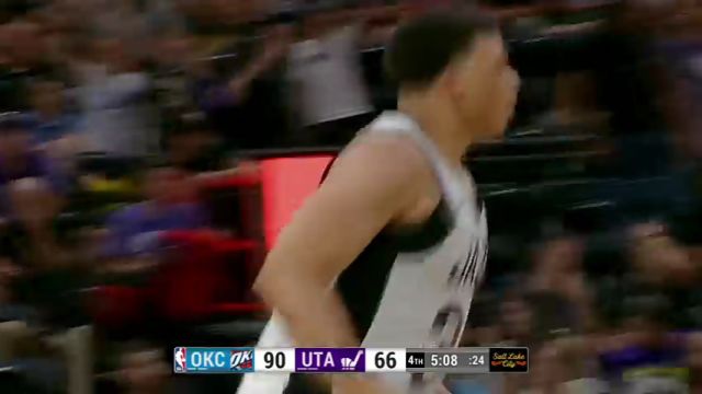 【2024年07月10日】NBA夏季联赛：雷霆vs爵士第4节英文原声录像回放