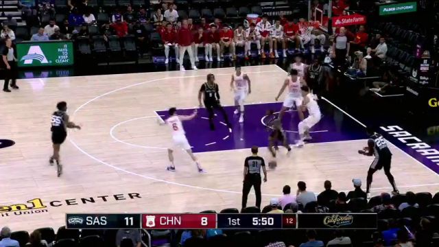 【2024年07月10日 马刺vs中国集锦】我可一点不水！卡斯尔跟进接球直接起飞 双手暴力虐筐激情怒吼