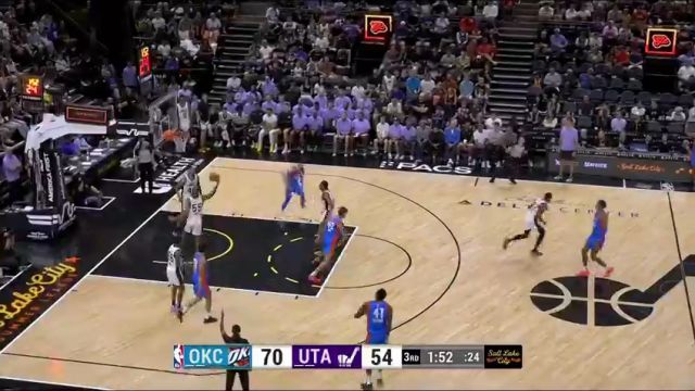 【2024年07月10日】NBA夏季联赛：雷霆vs爵士中文解说全场录像回放