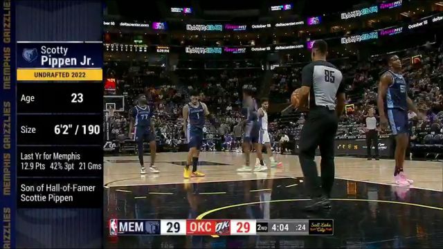 【2024年07月11日】NBA夏季联赛：灰熊vs雷霆第2节英文原声录像回放