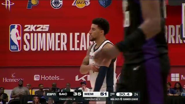 【2024年07月13日】NBA夏季联赛：国王vs灰熊英文原声全场录像回放