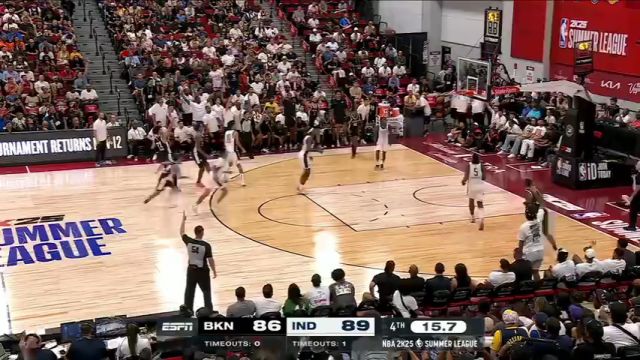 【2024年07月13日 篮网vs步行者集锦】该出手时就出手！篮网最后一波7-0强势扳平比分进入加时