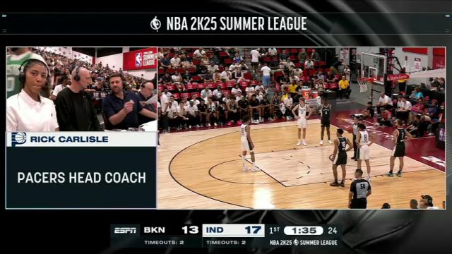 【2024年07月13日】篮网vs步行者第1节中文解说录像回放