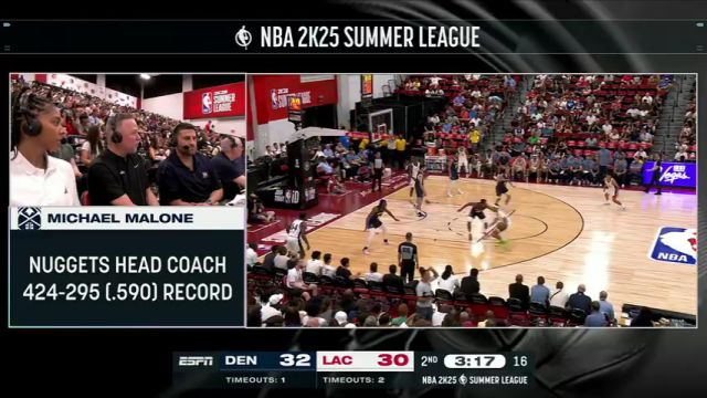 【2024年07月13日】NBA夏季联赛：掘金vs快船第2节中文解说录像回放