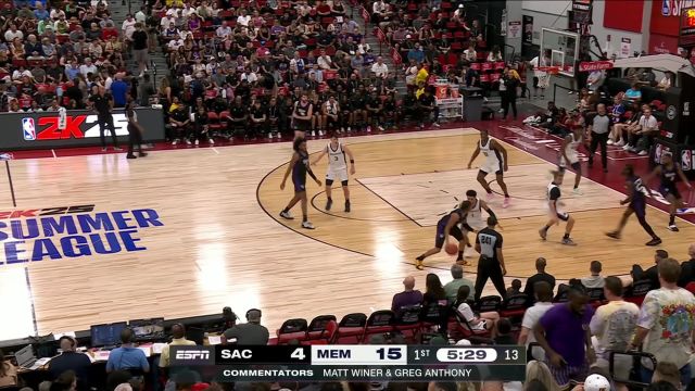 【2024年07月13日 国王vs灰熊集锦】你有张良计我有过墙梯！埃利斯和拉拉维亚对飙三分互不相让