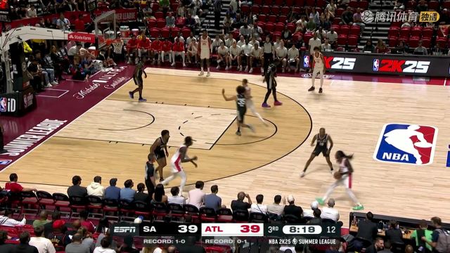 【2024年07月15日 马刺vs老鹰集锦】布耶行进间妙传 沃德顺势起身战斧劈扣碾压禁区