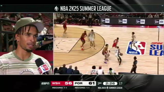 【2024年07月17日】奇才vs开拓者英文原声全场录像回放