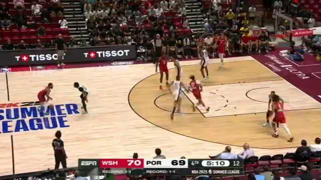 【2024年07月17日】奇才vs开拓者第4节英文原声录像回放