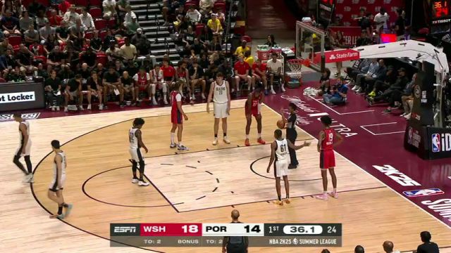 【2024年07月17日】奇才vs开拓者第1节中文解说录像回放